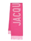 Jacquemus Fuchsia Sciarpa Logo Scarf In Fuchsia