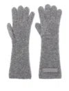 Jacquemus Les Gants Gros Grain Alpaca Blend Gloves In Gray
