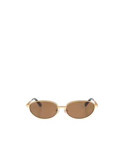 JACQUEMUS JACQUEMUS OVAL FRAME SUNGLASSES