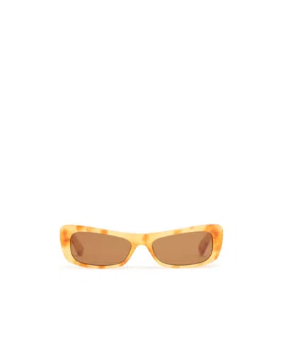 Jacquemus Full Frame Sunglasses In Brown