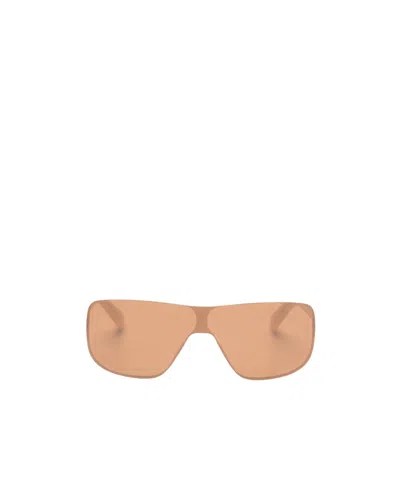Jacquemus Geometric-frame Sunglasses In Gold