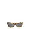 Jacquemus Logo Rectangular Sunglasses In Gray