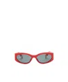 Jacquemus The Ovalo Logo Sunglasses In Gray