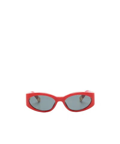 JACQUEMUS JACQUEMUS OVAL FRAME SUNGLASSES