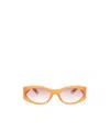 Jacquemus Full Frame Sunglasses In Orange