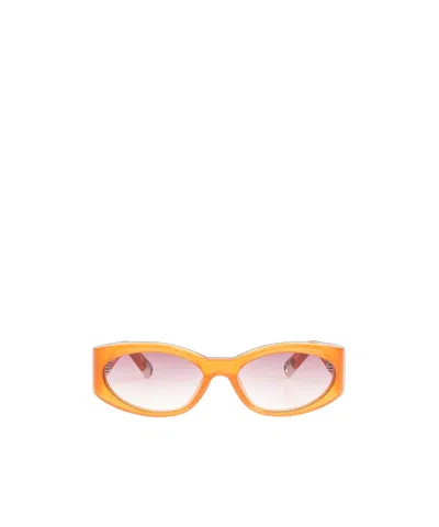 Jacquemus Full Frame Sunglasses In Orange