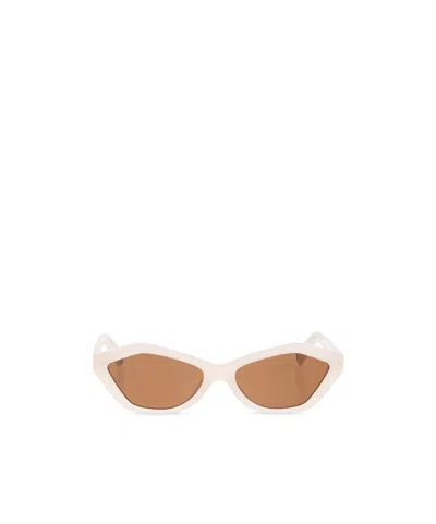 Jacquemus Full Frame Sunglasses In White