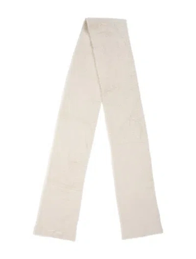 Pre-owned Jacquemus Fur Scarf In Neutrals