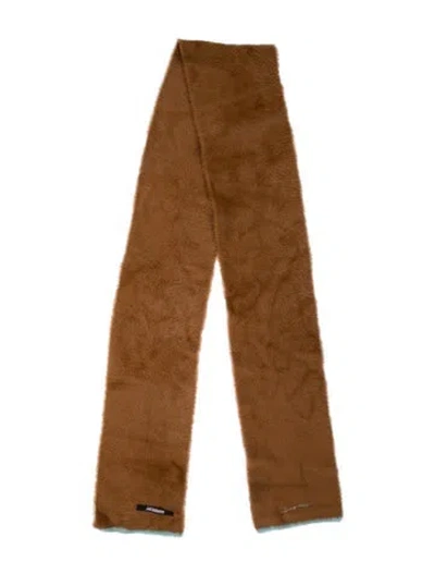 Pre-owned Jacquemus Fur Shawl In Brown