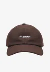 Jacquemus Gadjo Baseball Cap In Brown