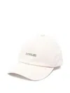 Jacquemus Gadjo Baseball Cap In Neutral