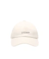 Jacquemus La Casquette Gadjo Baseball Cap In White