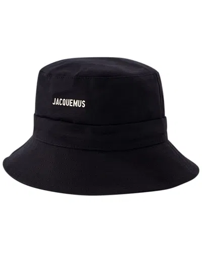 Jacquemus Gadjo Bucket Hat (authentic Pre-loved) In Black