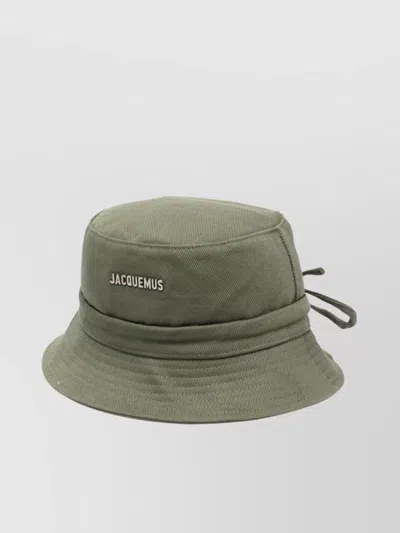 Jacquemus Gadjo Bucket Hat Featuring Bow Detailing