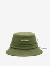 Jacquemus Le Bob Gadjo Cotton Hat In Green