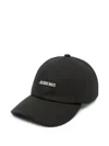 Jacquemus La Casquette Gadjo Cap In Black
