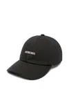 Jacquemus La Casquette Gadjo Cap In Black