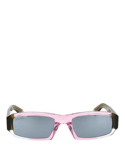 Jacquemus Gafas De Sol In Color Carne Y Neutral