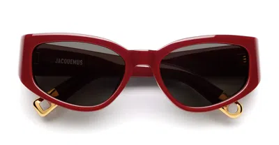 Jacquemus Gala - Burgundy Sunglasses