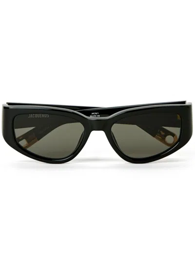 Jacquemus Gala Sunglasses In 黑色