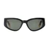 Jacquemus Les Lunettes Gala Butterfly Sunglasses In Black