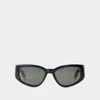 Jacquemus Les Lunettes Gala Butterfly Sunglasses In Black