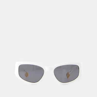 Jacquemus Gala Sunglasses In White