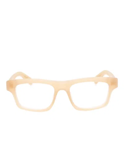 Jacquemus Galerie Rectangle-frame Glasses In Neutral