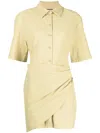 Jacquemus La Robe Camisa In Brown