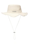 Jacquemus Women's Le Bob Artichaut Hat In Off-white 110