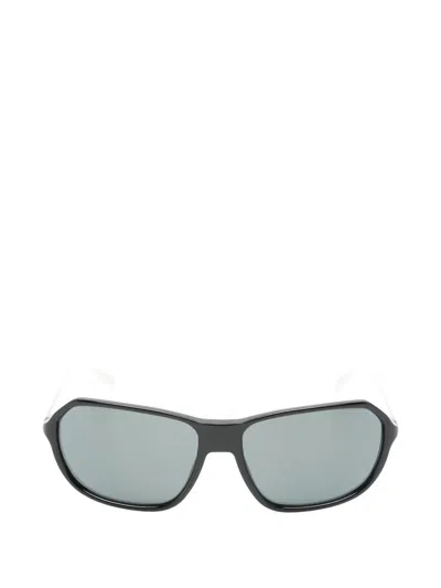 Jacquemus Geometric-frame Sunglasses In Black