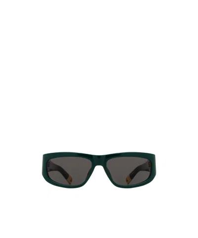 Jacquemus Geometric Sunglasses In Black