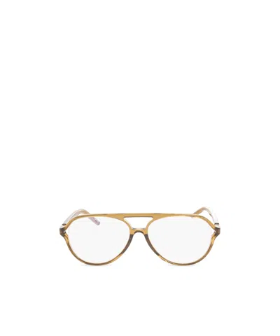 Jacquemus Geometric-frame Glasses In White