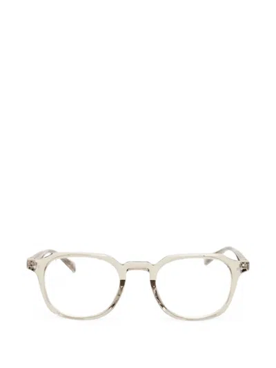 Jacquemus Geometric-frame Glasses In Yellow