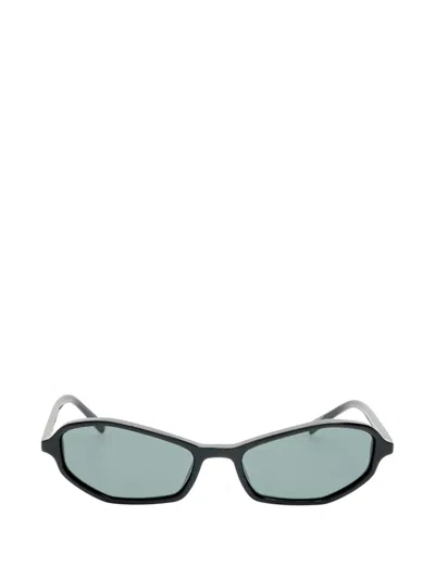 Jacquemus Geometric-frame Sunglasses In Black