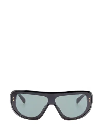 Jacquemus Geometric-frame Sunglasses In Black
