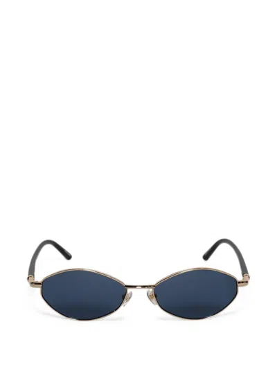 Jacquemus Geometric-frame Sunglasses In Blue