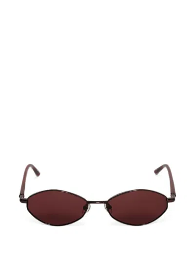 Jacquemus Geometric-frame Sunglasses In Brown