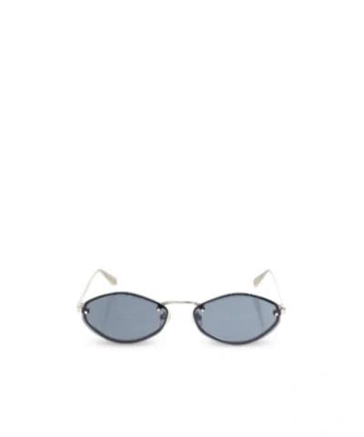 Jacquemus Geometric-frame Sunglasses In Metallic