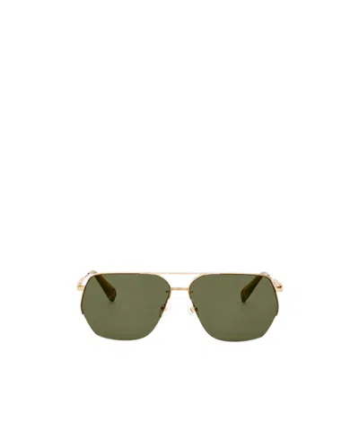 Jacquemus Geometric-frame Sunglasses In Green