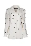 Jacquemus Waist Belted Polka Dot Jacket