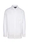 Jacquemus Sleeved Shirt With Embroidered Accents In 1df