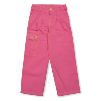 JACQUEMUS JACQUEMUS GIRLS STRAIGHT FIT DENIM PANTS