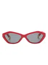 Jacquemus Bambino Geometric Sunglasses