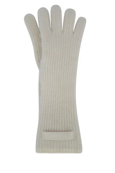 Jacquemus Gloves In Gray
