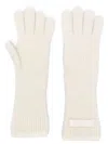 Jacquemus The Gos Grain Gloves In Neutral