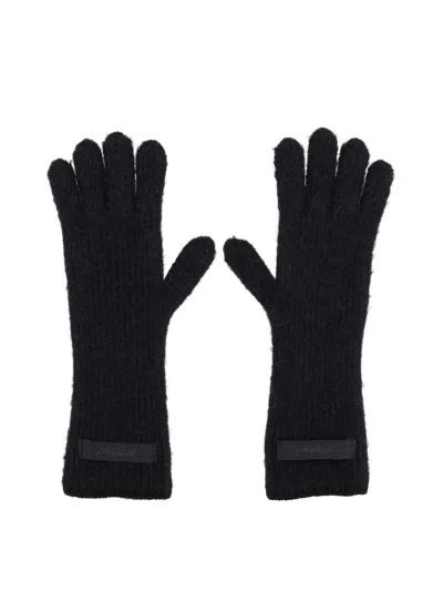 JACQUEMUS GUANTES - NEGRO