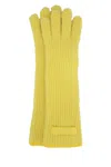 Jacquemus Les Gants Gros Grain In Yellow
