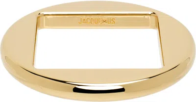 JACQUEMUS GOLD 'LE BRACELET ROND' BRACELET