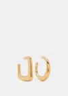 JACQUEMUS JACQUEMUS GOLD LES GRANDES CREOLES OVALO EARRINGS